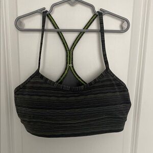 lululemon athletica Dark Green Sports Bra with Racerback